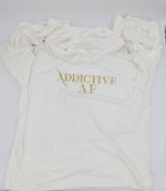 Addictive AF puff sleeve hoodie