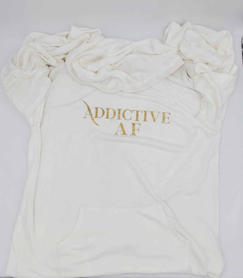 Addictive AF puff sleeve hoodie