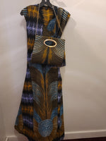 Tribal Treats Sleeveless Wrap Dress 3 piece set One Size Fits All