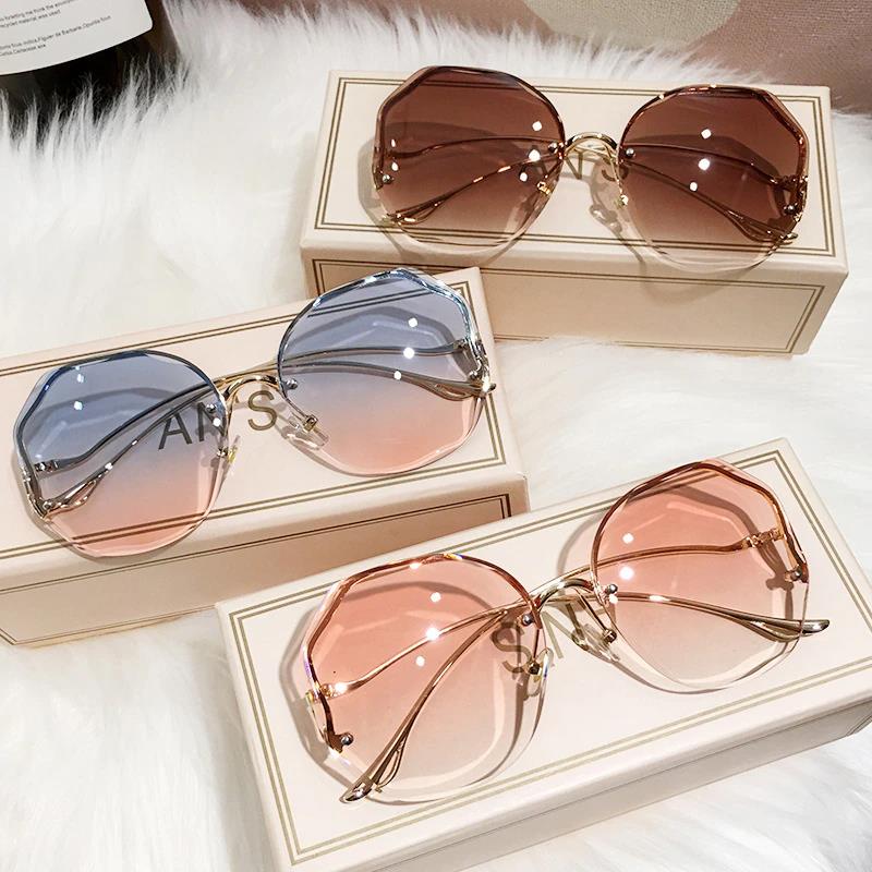 Fashionable Tea Gradient Sunglasses