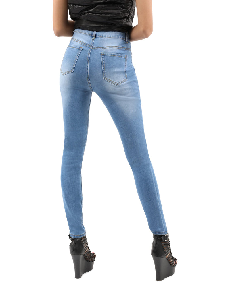 So Simple Skinny Jeans - Light Blue