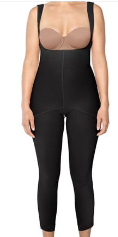 Entire body shaper with side zippers